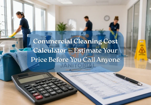 Commercial cleaning cost estimate consultation