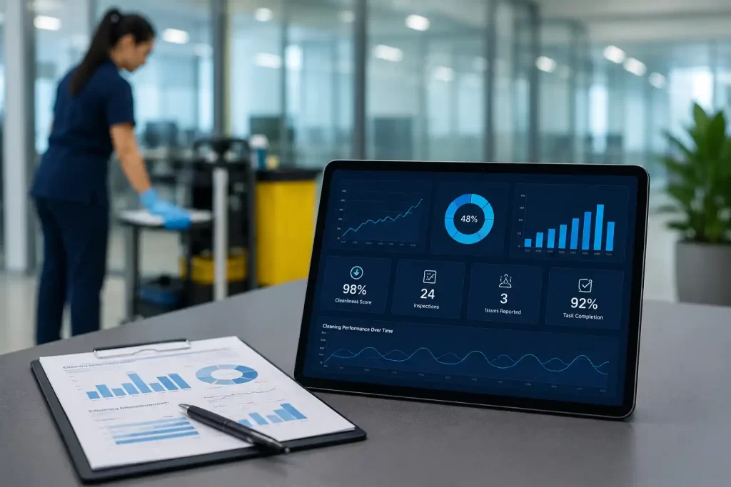 data driven janitorial cleaning
